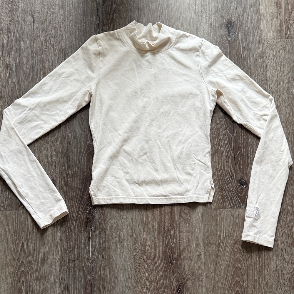 North face Base layer Cream Long Sleeve Top XS